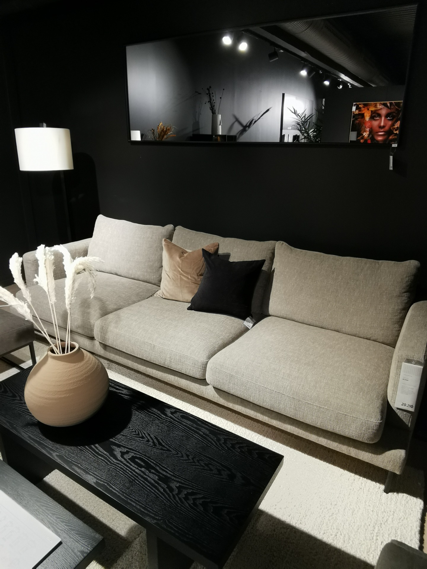 Alvar 3 seter sofa fra Bohus